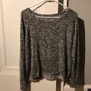 American Eagle Soft and Sexy raw hem long sleeve